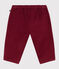 Pantaloni in velluto tinta unita neonato AMARANTE