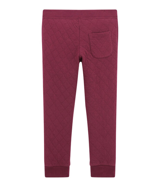 Pantalone in tubique matelassé per bambino viola OGRE