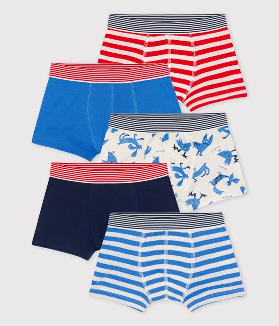 Confezione da 5 boxer bambino in cotone variante 1