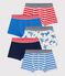 Confezione da 5 boxer bambino in cotone variante 1