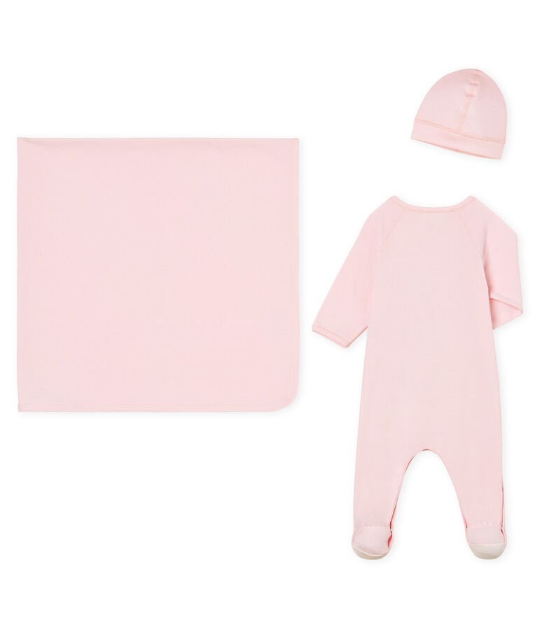 Cofanetto regalo 3 pezzi beb&egrave; unisex multicolore