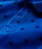Body manica lunga bebè maschietto con colletto a polo blu LIMOGES/blu SMOKING