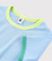 Pigiama corto bambino in cotone blu EDNA/bianco MARSHMALLOW