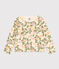 Cardigan in cotone bambina bianco AVALANCHE/ MULTICO