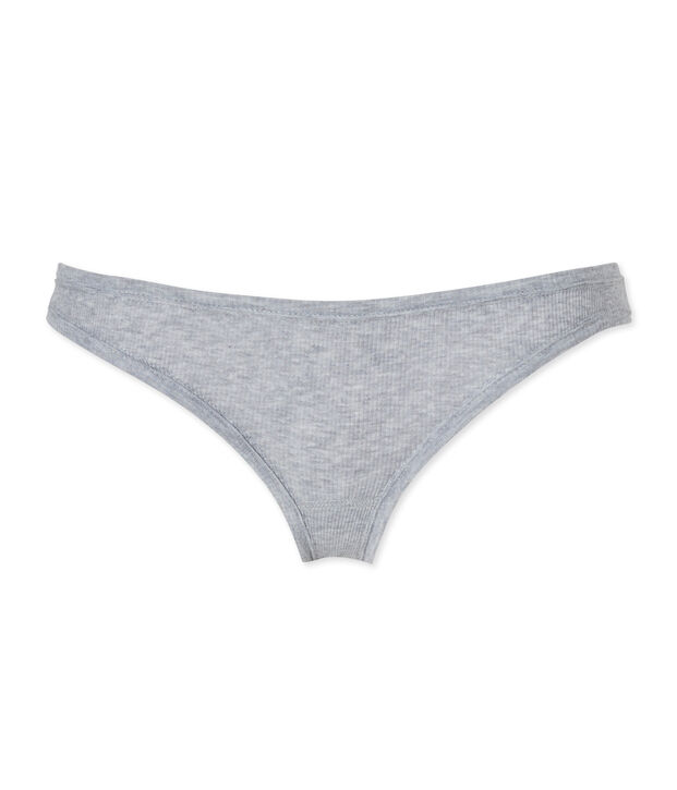 Culotte donna in cotone grigio