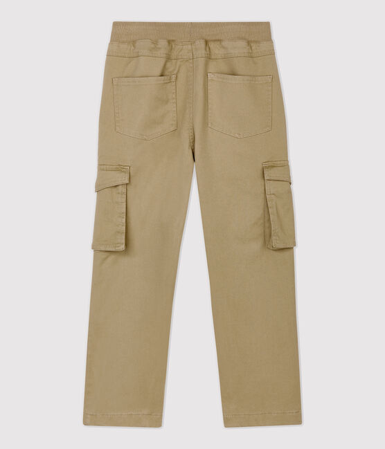 Pantaloni in gabardine bambino beige JERRYCAN