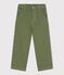 Pantaloni carpenter in cotone bambino verde OLIVINE
