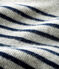 Pull in cachemire bebè maschio grigio BELUGA/blu SMOKING