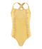 Costume intero bambina giallo BAMBOO/bianco MARSHMALLOW