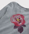T-shirt serigrafata bambina grigio SUBWAY CHINE
