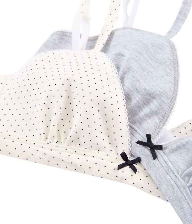 Duo reggiseni ragazza multicolore