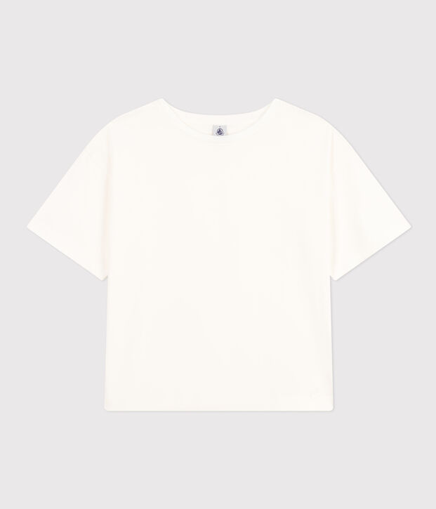 T-shirt LE BOXY in cotone donna bianco
