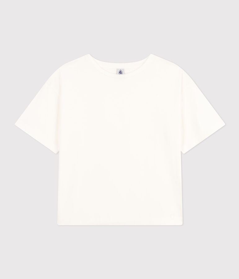 T-shirt LE BOXY in cotone donna bianco