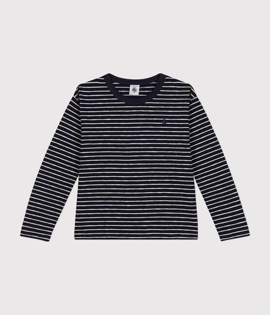 T-shirt a maniche lunghe in jersey flammé bambino SMOKING/ MONTELIMAR