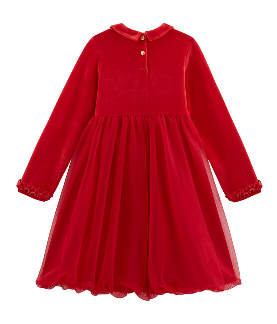 Abito bambina rosso TERKUIT