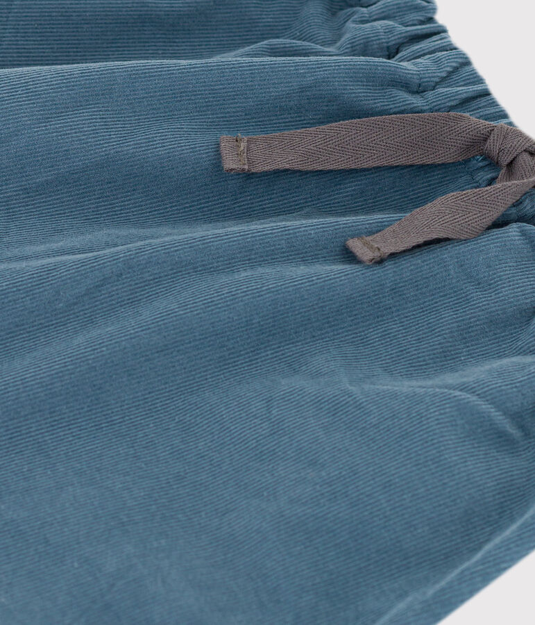 Pantalone in velluto a costine beb&egrave;. blu