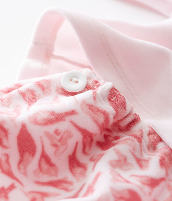 Pigiama per bebé femmina rosa VIENNE/bianco MULTICO