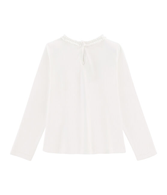 T-shirt a maniche lunghe bambina bianco MARSHMALLOW