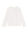 T-shirt a maniche lunghe bambina bianco MARSHMALLOW