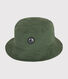 Cappellino alla pescatora a tinta unita in cotone bebè