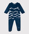 Dors bien en velours bébé blu INCOGNITO