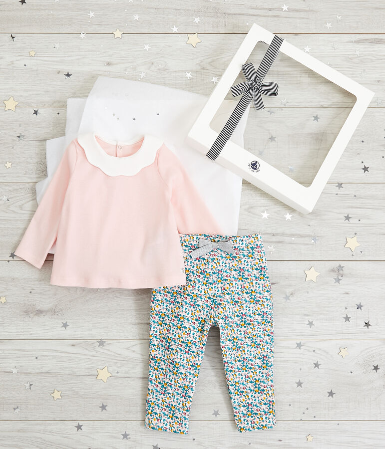 Confezione regalo neonata multicolore