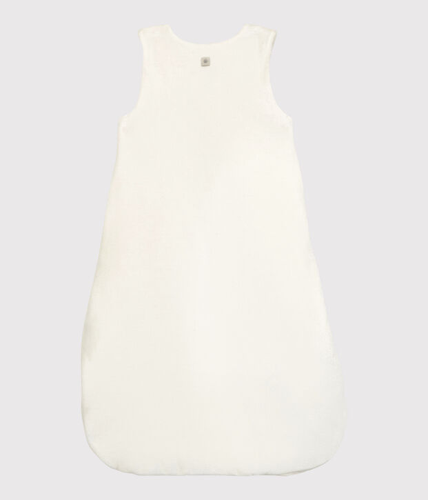 Sacco nanna coniglio beb&egrave; in ciniglia di cotone biologico bianco