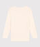 T-shirt a maniche lunghe in cotone ecru AVALANCHE