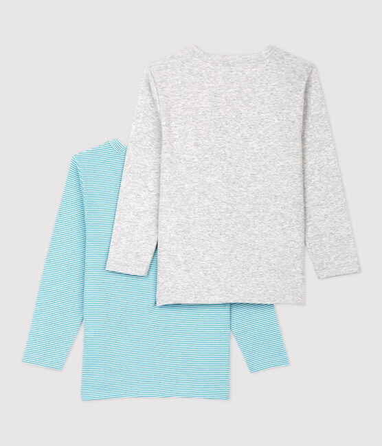 Confezione da 2 t-shirt bambino a maniche lunghe in cotone biologico variante 1