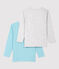 Confezione da 2 t-shirt bambino a maniche lunghe in cotone biologico variante 1