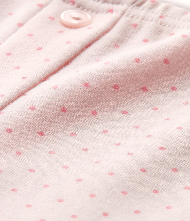 Legging bambina in lana e cotone rosa VIENNE/rosa GRETEL