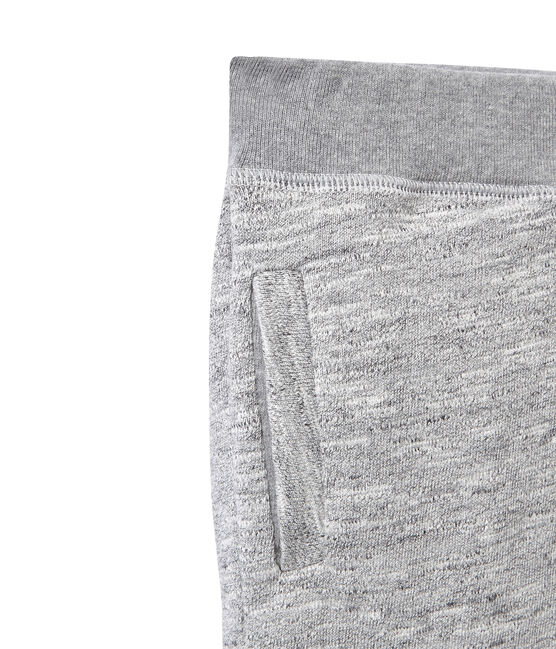 Pantalone bambino in jersey pesante grigio Gris