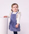Blusa a maniche lunghe in cotone con stampa a fiori neonata ecru/multicolore