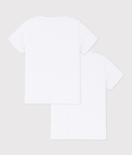 Confezione da 2 t-shirt manica corta bianche ragazzo variante 1