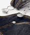 Salopette lunga bebè unisex in jeans blu Jean