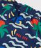 Shorts da mare bambino con stampa blu/multicolore