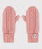 Muffole bambino unisex rosa SALINE