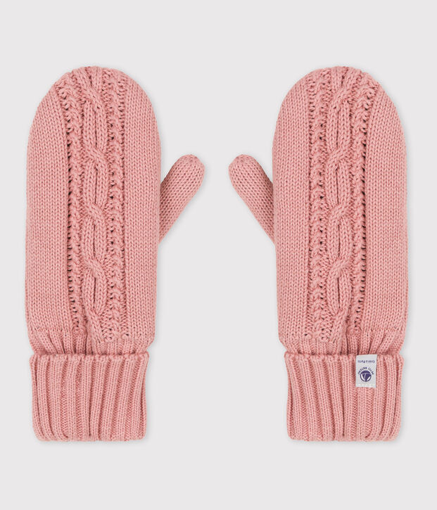 Muffole bambino unisex rosa