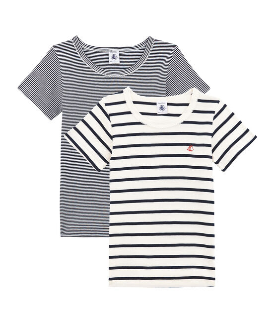 Duo t-shirt ragazza maniche corte variante 1