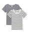 Duo t-shirt ragazza maniche corte variante 1