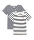 Duo t-shirt ragazza maniche corte