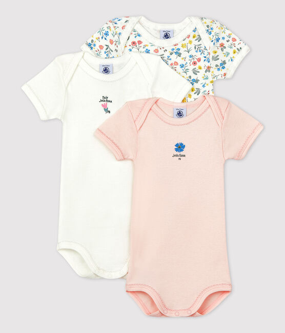 Confezione da 3 body a manica corta in cotone variante 1
