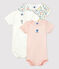 Confezione da 3 body a manica corta in cotone variante 1