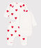 Completo con 3 pezzi in cotone per bebè bianco MARSHMALLOW/rosso TERKUIT