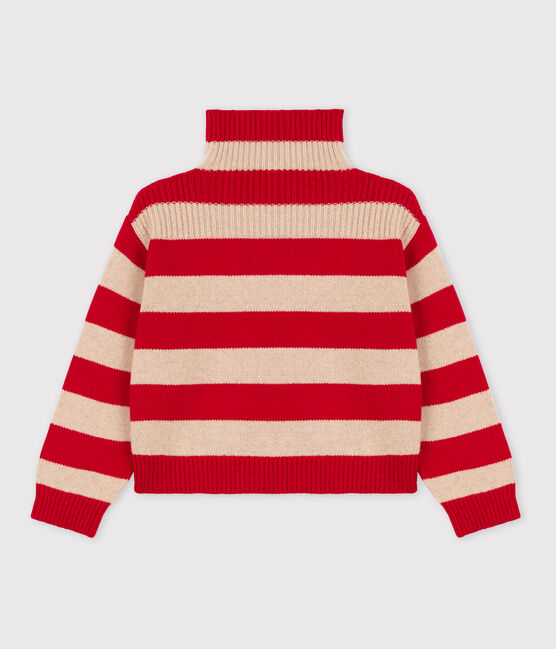 Pullover a righe in lana e cotone bambino TRENCH/ STOP