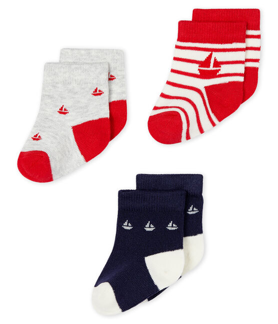 Set di 3 paia di calzini bebè bambino variante 1