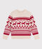 Pullover in lana e cotone fantasia bambino rosso AVALANCHE/ TERKUIT