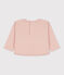 T-shirt maniche lunghe bebè in tubique rosa SALINE