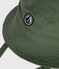 Cappellino alla pescatora a tinta unita da legare in cotone bebè verde CROCO