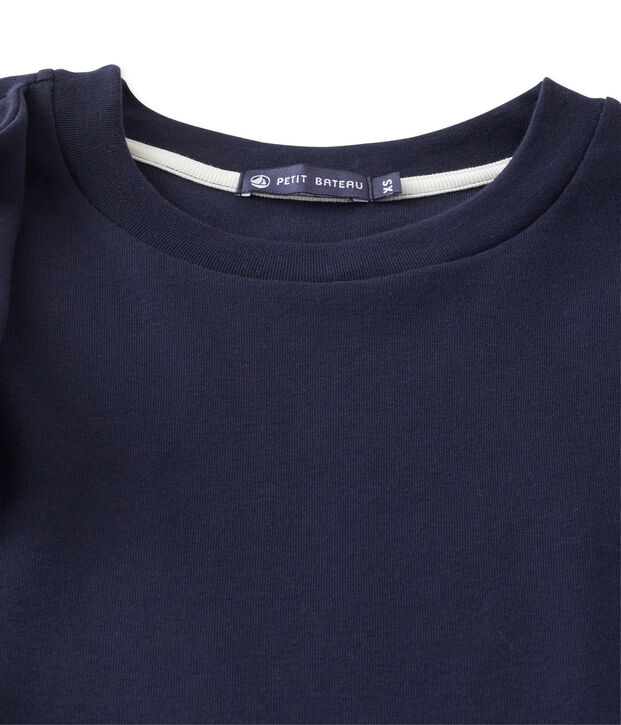 Top femme sans manches &agrave; volant blu